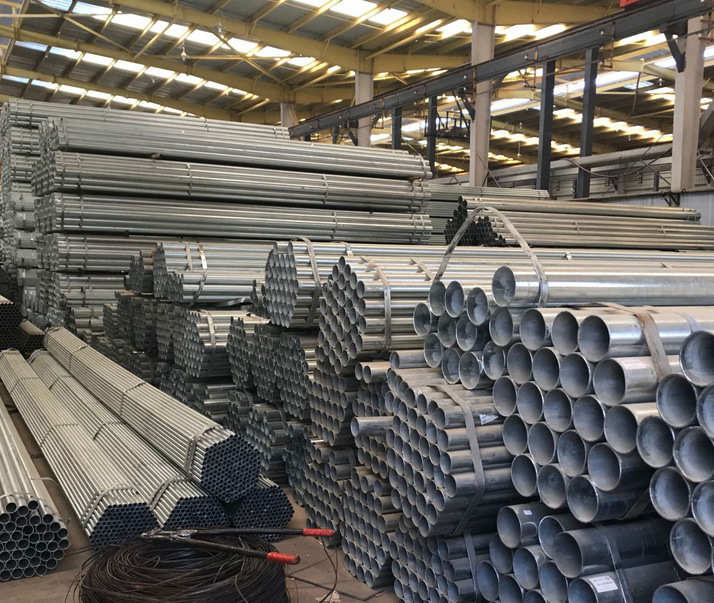 阳江q235b热镀锌带钢管